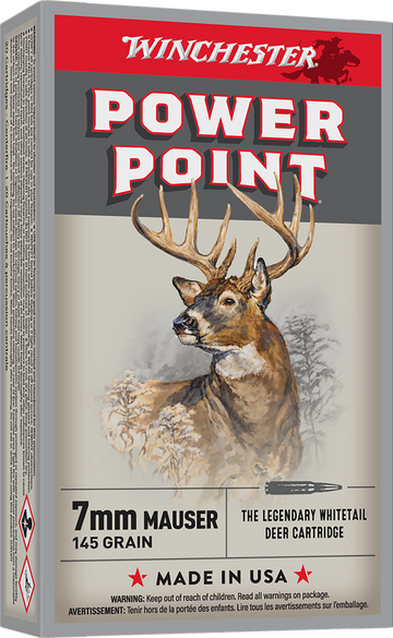Winchester Ammo Super-X 7mm Mauser 145gr Power-Point 20 Rd - Box or Case