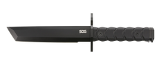 S.O.G Bayonet 7" Fixed Tanto Plain Edge AUS-8 Black G-10 Handle