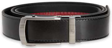 Team Nexbelt Operating Bond EDC 1.375" Black Leather Gun Belt