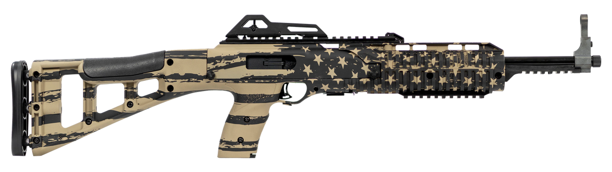 Hi-Point 995TS Carbine 9mm Luger 16.5" 10+1 Semi-Auto Rifle - FDE American Flag