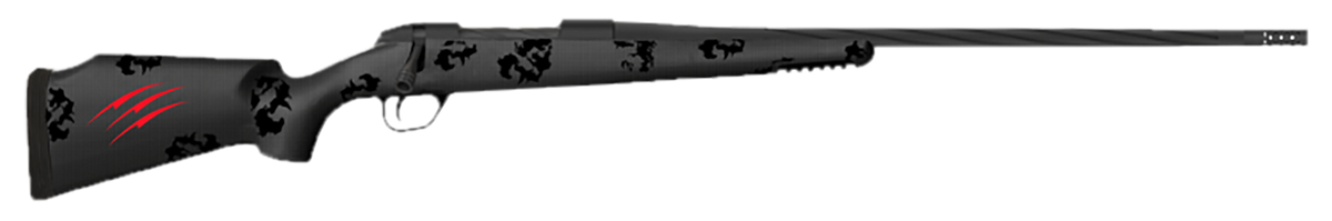 Fierce Firearms Twisted Rage 7mm BC 20" 4+1 Bolt-Action Rifle - Blackout Camo