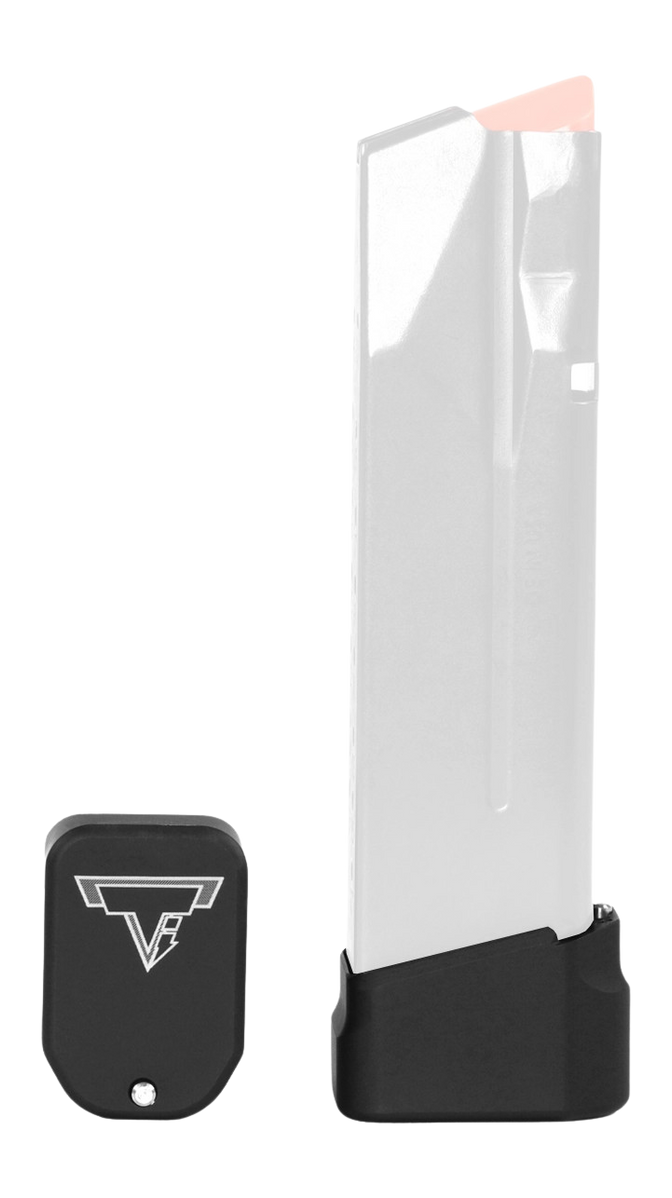 Taran Tactical Versatile Base Pad 9mm Luger +4/+3 Rounds - Flat Black