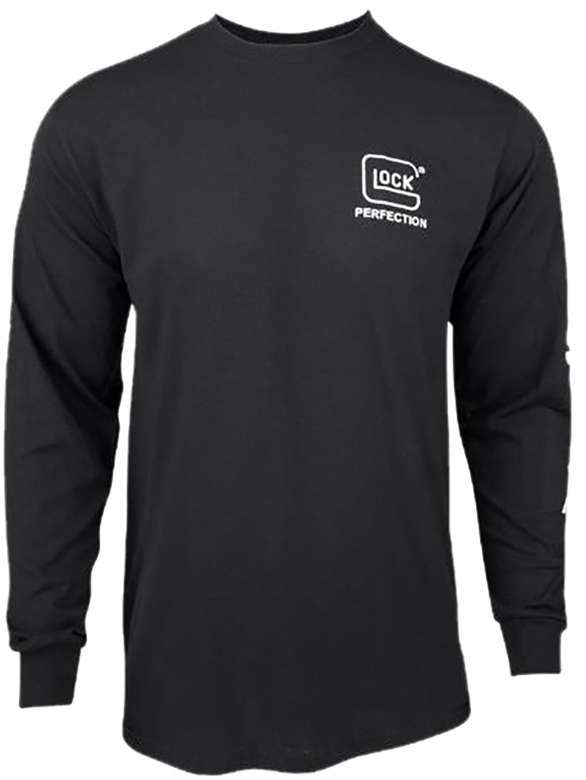 Glock Perfection Long Sleeve Tee Black Pre-Shrunk Cotton - Large