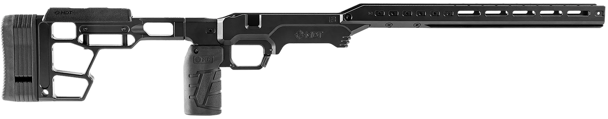 MDT Sporting Goods LSS Gen3 The Competitor Chassis System Remington 700 Short Action Black Cerakote