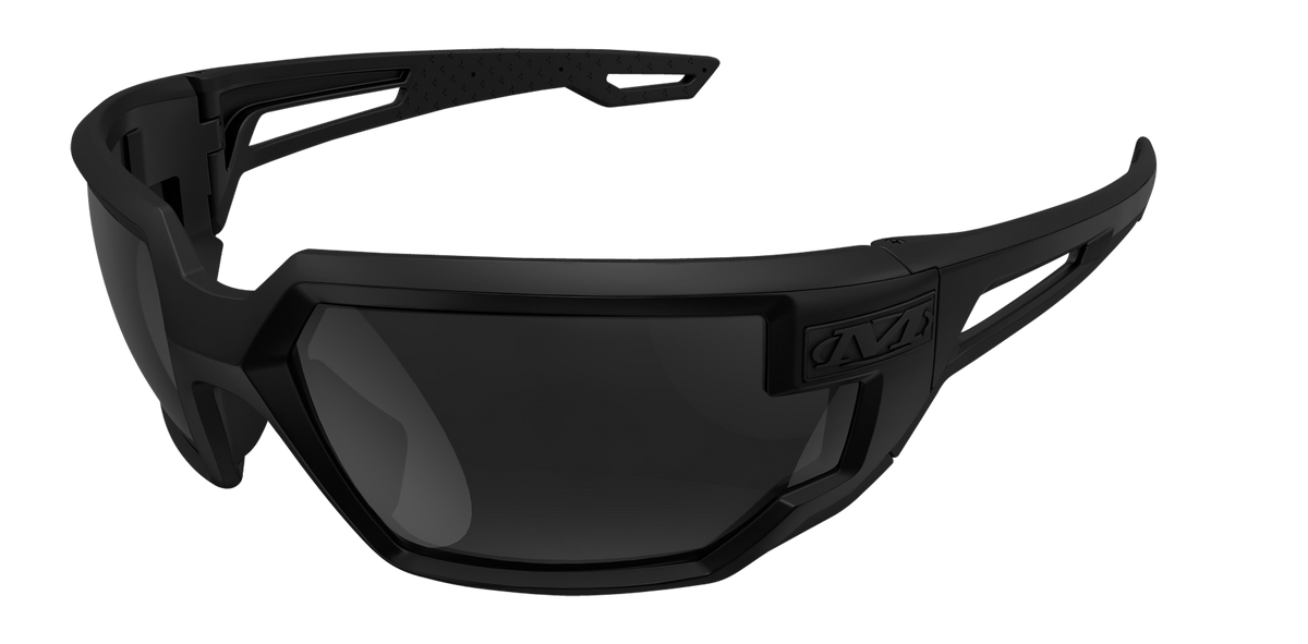 Mechanix Wear Type-X OSFA Black Lens Anti-Scratch Black Frame Safety Glasses
