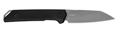 Kershaw Mini Iridium 1051 3.1" Fixed Blade Reverse Tanto Plain D2 Black Micarta