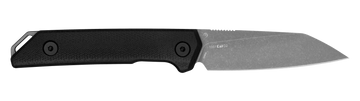 Kershaw Mini Iridium 1051 3.1" Fixed Blade Reverse Tanto Plain D2 Black Micarta