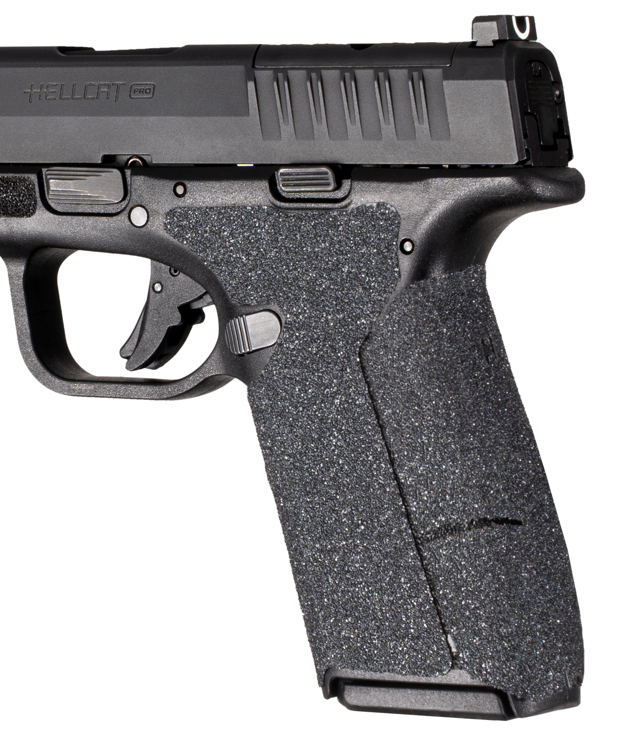 Hogue Wrapter Adhesive Rubber Grip Black - Springfield Armory Hellcat Pro