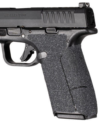 Hogue Wrapter Adhesive Rubber Grip Black - Springfield Armory Hellcat Pro
