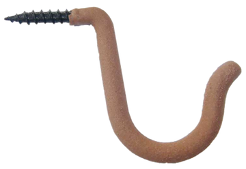 HME SAH-6 Accessory Hook Single 6-Pack Steel Brown Screw-In Tree Hook
