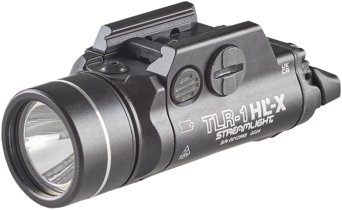 Streamlight 69500 TLR-1 HL-X 1000 Lumens White LED Black 6000 Series Aluminum Weapon Light