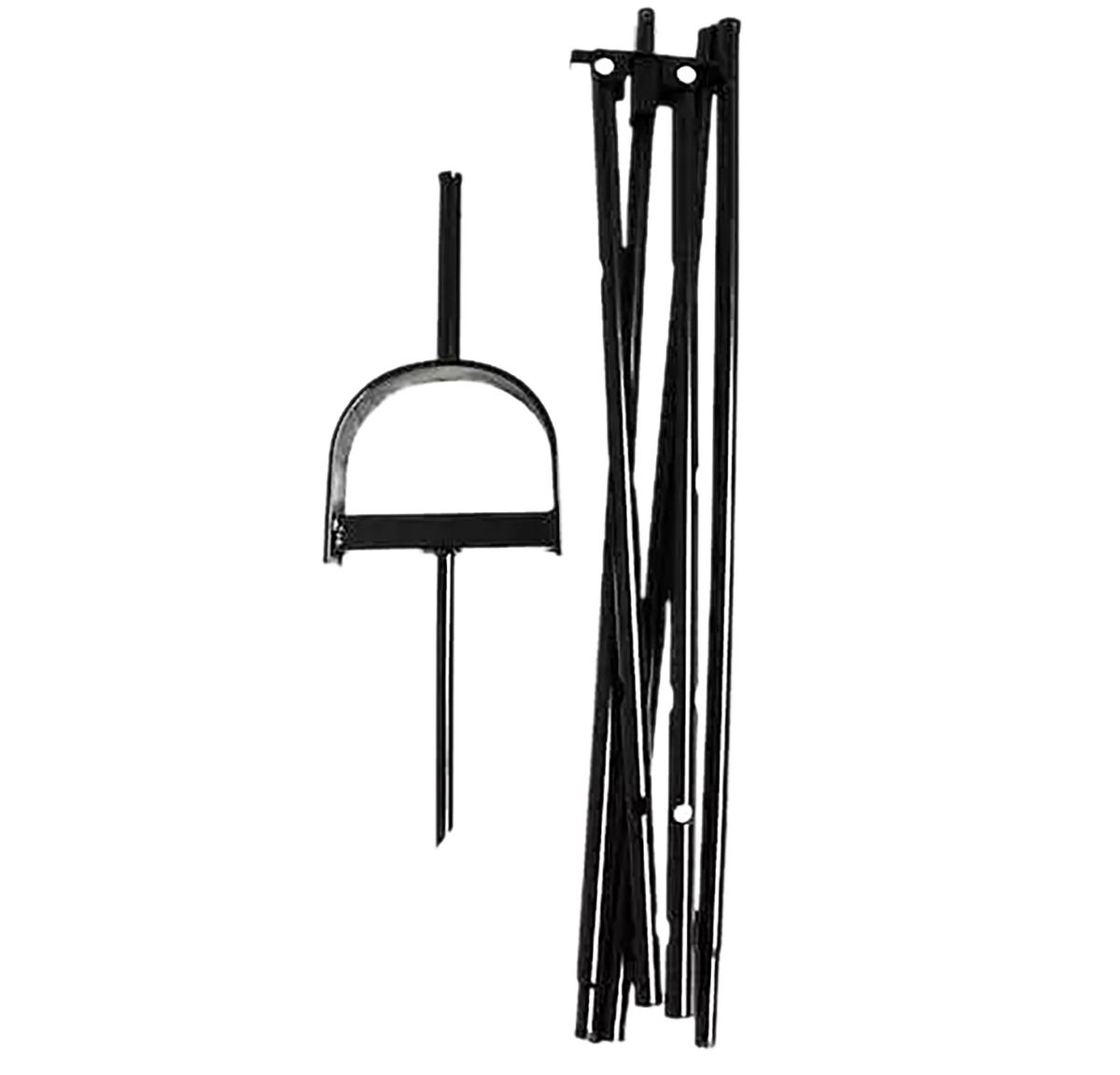 Mojo Outdoors HW9006 Dove Tree 7.5' Black Metal Decoy Stand w/Carry Bag