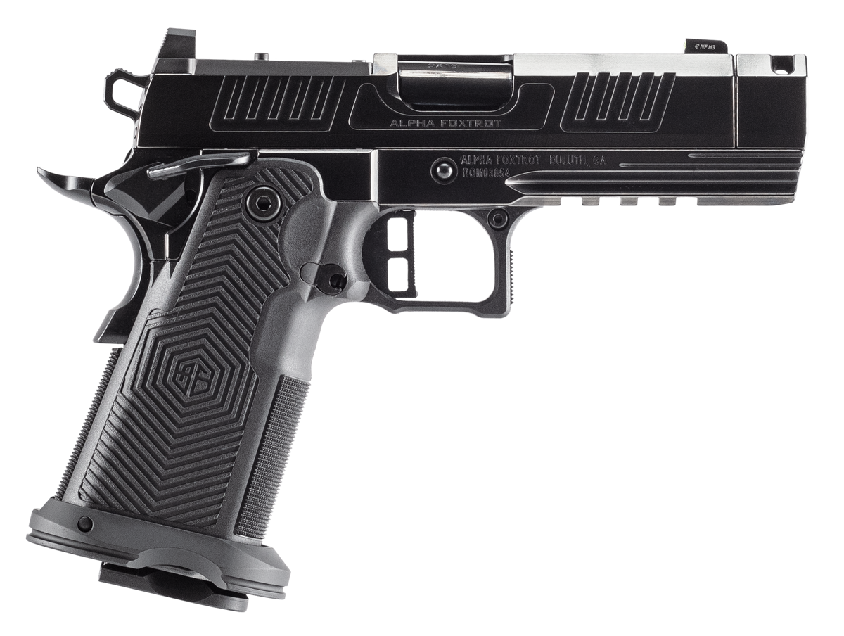 Alpha Foxtrot AF1911 Romulus 9mm Luger 3.5" 20+1 Semi-Auto Pistol - Polished DLC, Threaded Barrel
