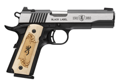 Browning 1911-380 Black Label Medallion Full Size 380 ACP 4.25" 8+1 Semi-Auto Pistol