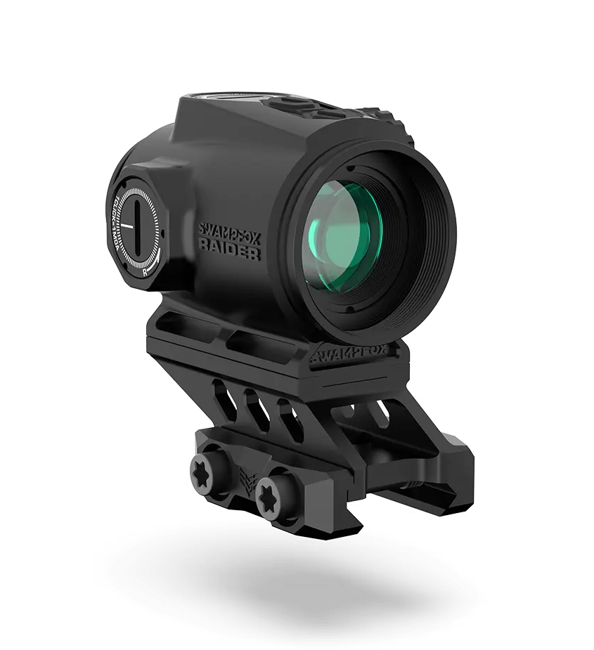 Swampfox Optics Raider Micro Prism 1x 20mm BRC Reticle - Green