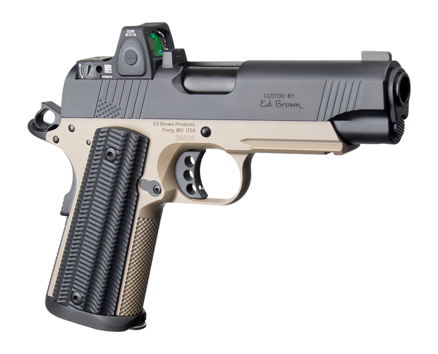 Ed Brown Special Forces Commander SOCOM w/Optic 45 ACP 4.25" 7+1 Semi-Auto Pistol