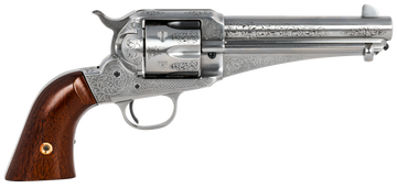 Taylor's & Company 1875 Army Outlaw 45 Colt (LC) 5.50" 6-Rd SAO Revolver - White Engraved
