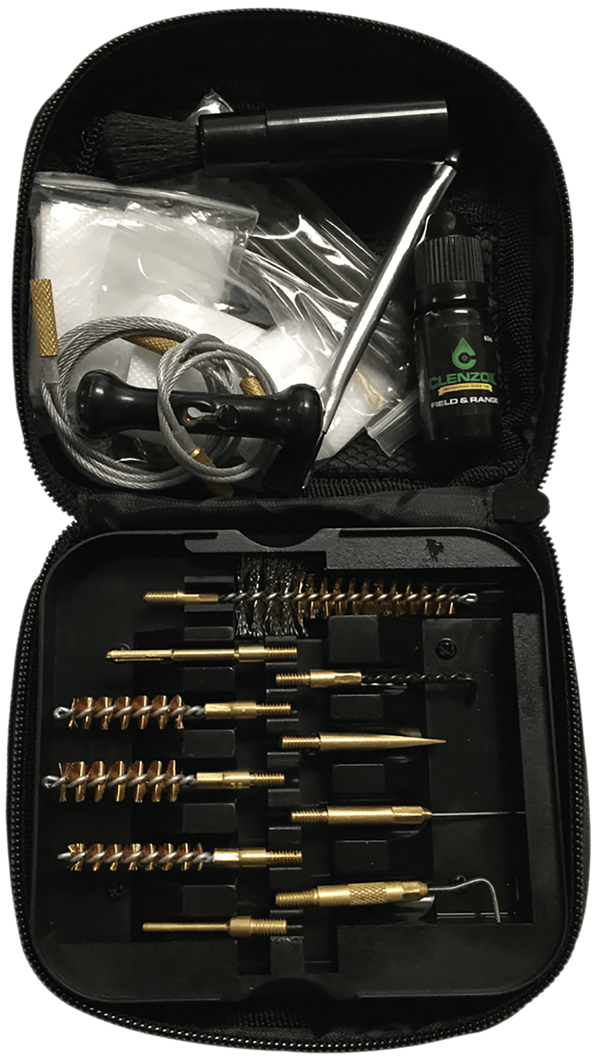 Clenzoil Field & Range Tactical Cleaning Kit Pistol/Rifle 17-Piece Black