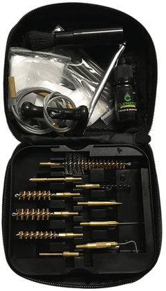 Clenzoil Field & Range Tactical Cleaning Kit Pistol/Rifle 17-Piece Black