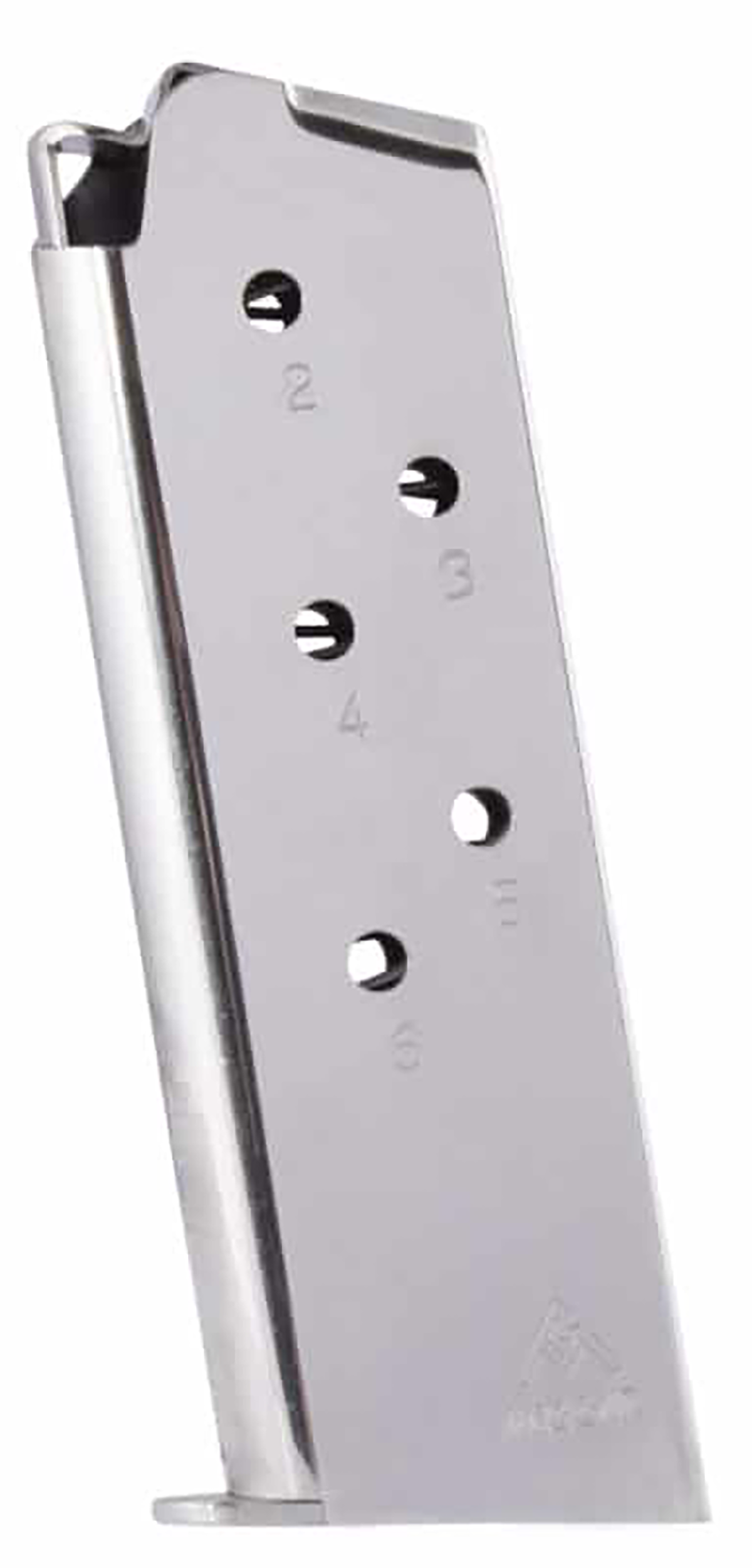 Mec-Gar 1911 Officer .45 ACP 6-Rd Nickel Carbon Steel Magazine