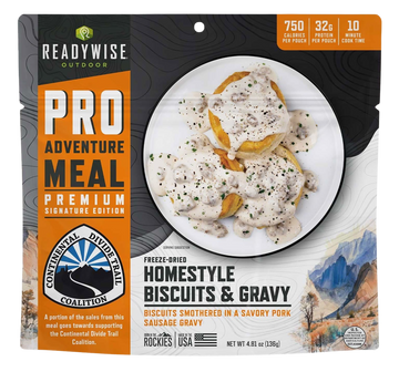 Wise Foods Pro Meal Biscuits and Gravy 2 Servings 6 Per Case