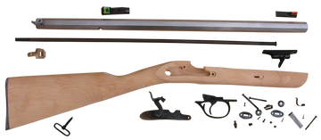 Traditions Deerhunter 50 Cal Percussion 24" Octagon Hardwood Sidelock Rifle Kit - Unfinished