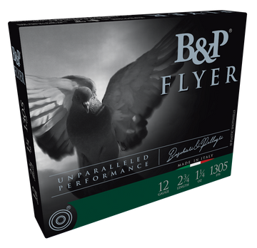 B&P Competition Flyer 12 Gauge 2.75" 1-1/4 oz #8 Shot 10 Rounds - Box or Case
