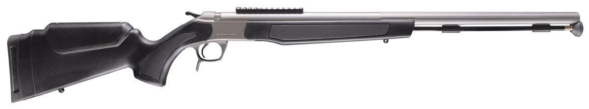 CVA Optima 50 Cal 26" Fluted Break-Open Muzzleloader - Stainless/Black