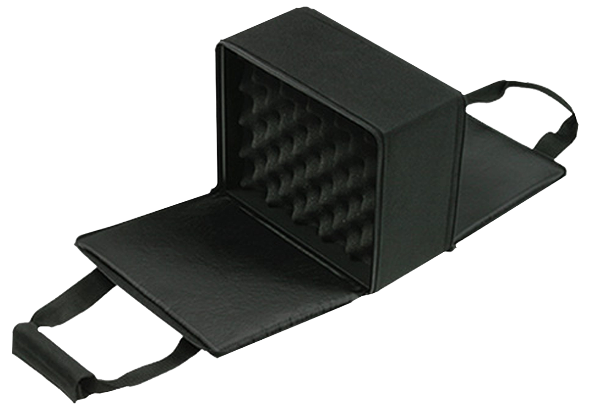 Bulldog BD522 Hard-Sided 11" Pistol Case Black Nylon - Holds 4 Pistols