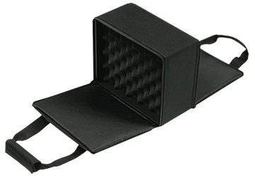 Bulldog BD522 Hard-Sided 11" Pistol Case Black Nylon - Holds 4 Pistols
