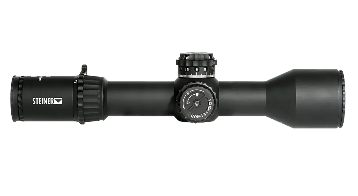 Steiner T6Xi 2.5-15x50mm 34mm Tube Illuminated SCR Mil Reticle FFP Riflescope