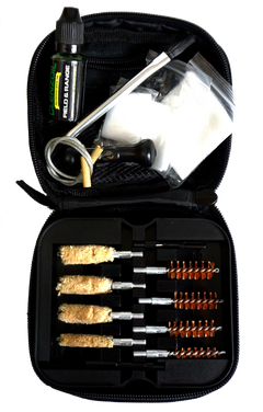 Clenzoil Field & Range Cleaning Kit Multi-Caliber Pistol 17-Piece Black