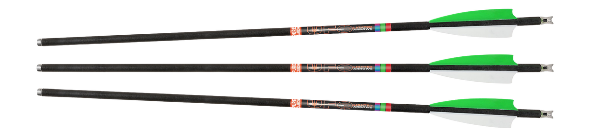 30-06 Outdoors UFO Lighted Moon Nock 20" Carbon Crossbow Bolt 3-Pk Green