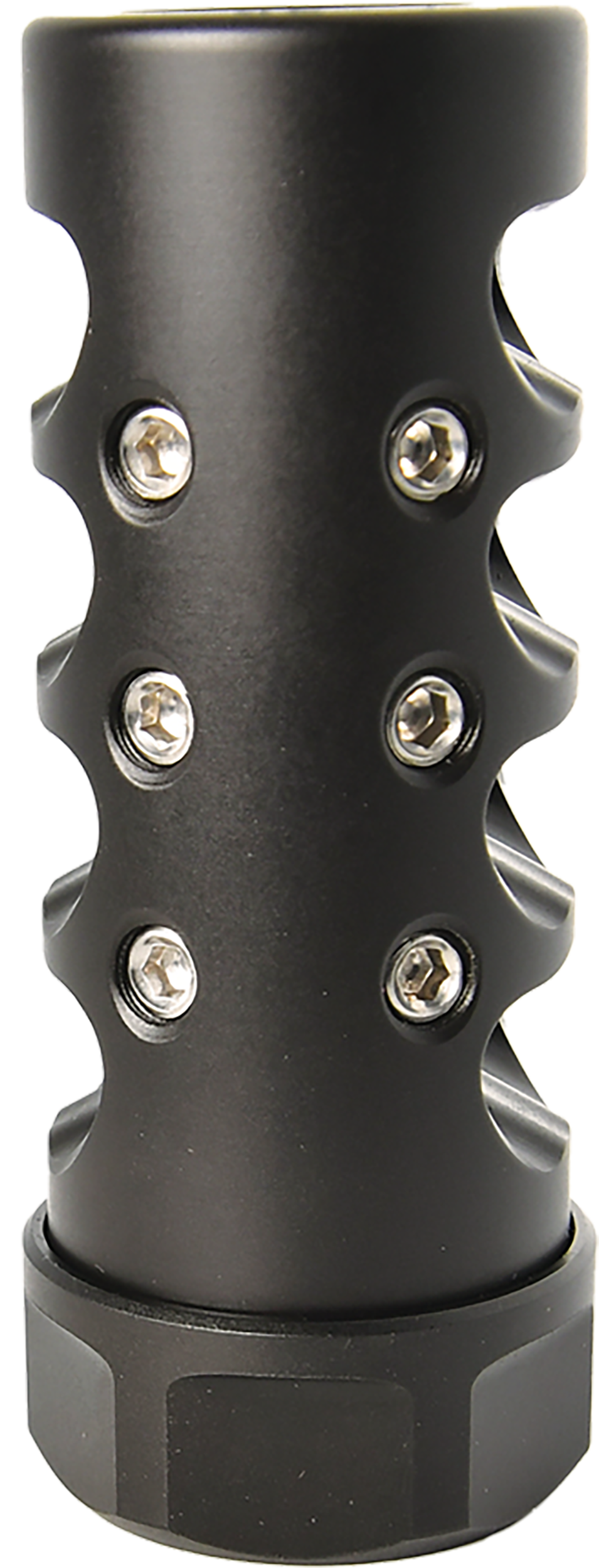American Precision Arms Gen 4 Little Bastard 6mm 5/8x24 Self-Timing Muzzle Brake - Nitride
