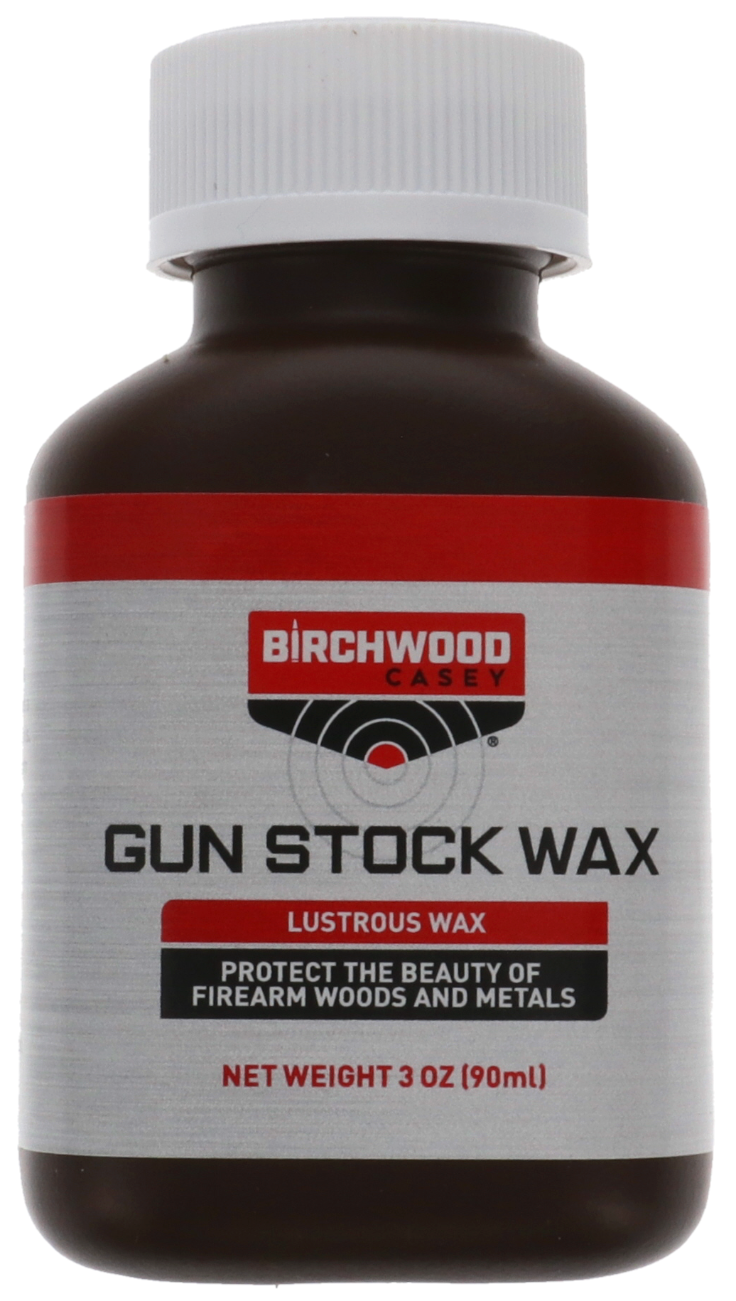 Birchwood Casey Gun Stock Wax 3 oz Bottle - Carnauba, Beeswax & Silicone Formula