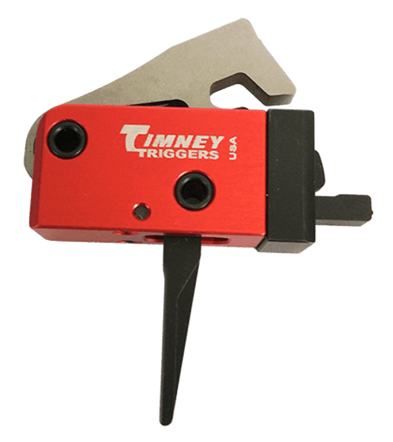 Timney Triggers 682ST PCC Trigger AR-Platform Two-Stage Straight 2 lbs Drop-In - Black/Red