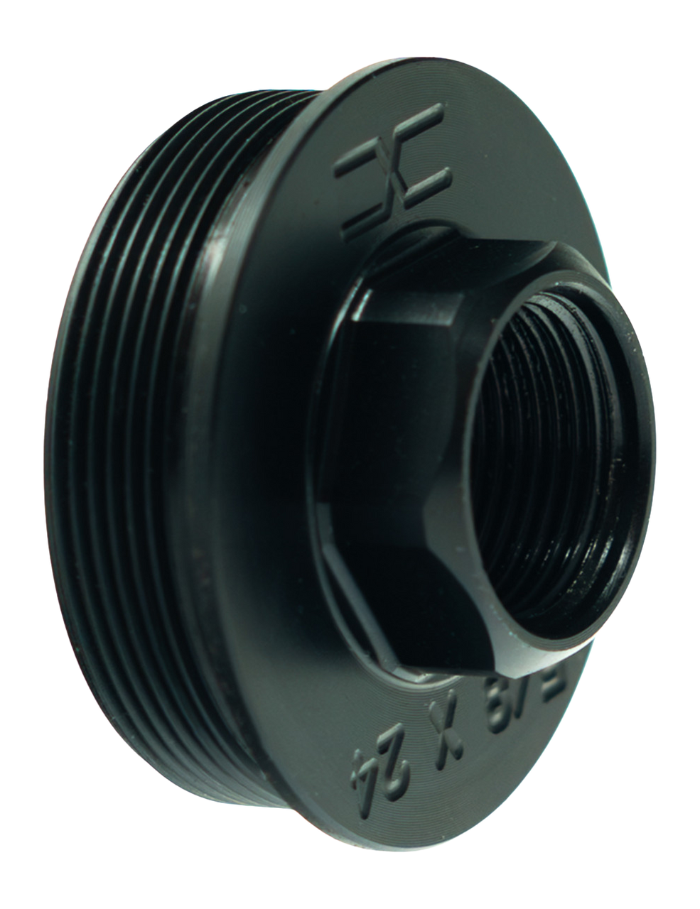 Faxon Firearms 5/8x24 Stainless Steel Direct Thread to Hub Adapter
