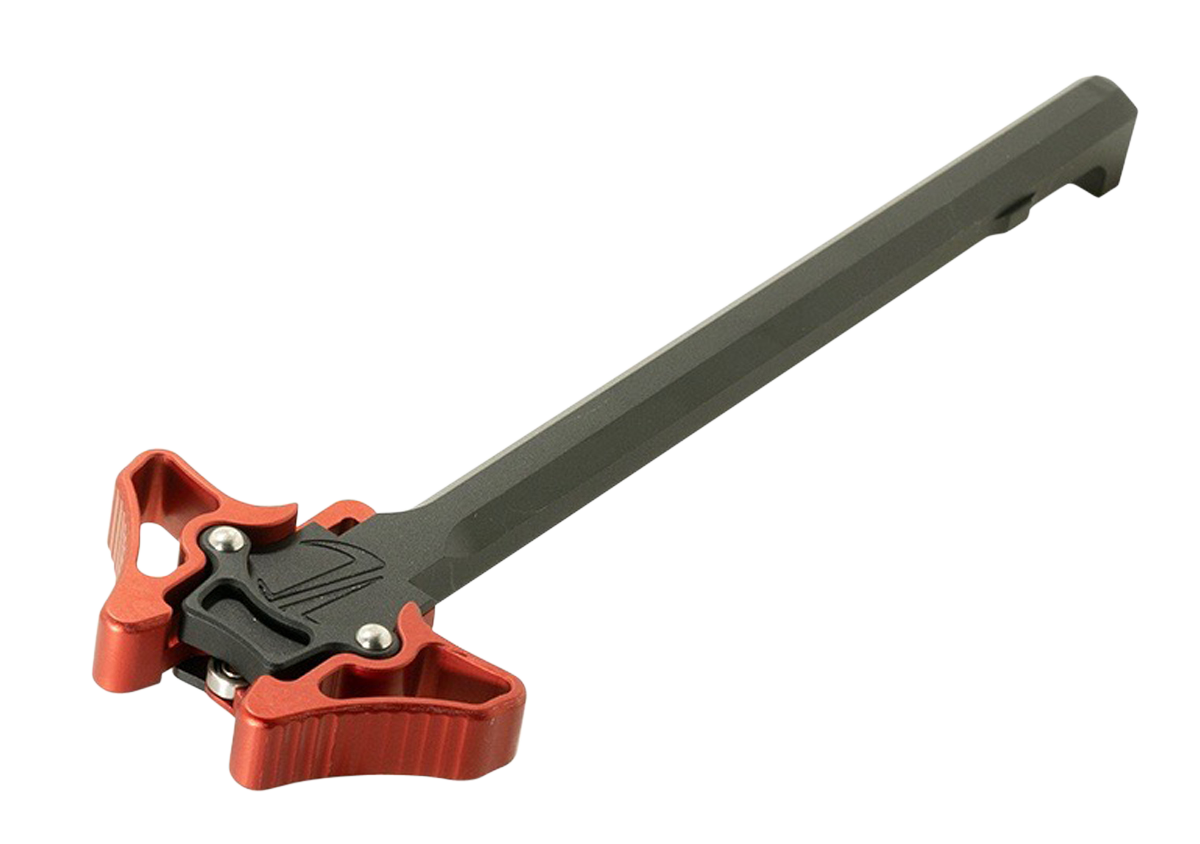 Timber Creek Outdoors Enforcer Mini Ambidextrous Charging Handle AR-Platform Red Anodized Aluminum