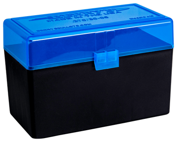 Berry's 409 Ammo Box 243 Win, 308 Win 50rd Blue Lid w/Black Bottom