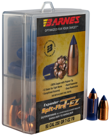 Barnes Bullets Spit-Fire T-EZ Muzzleloader 50 Cal 250gr Polymer Tip 24 Rd Box