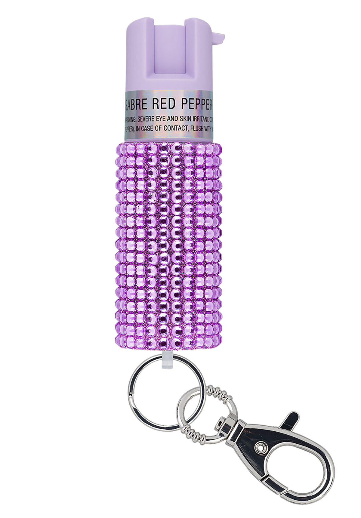 Sabre KRJLV02 Pepper Spray 25 Bursts Compact Lavender Canister - Snap Clip