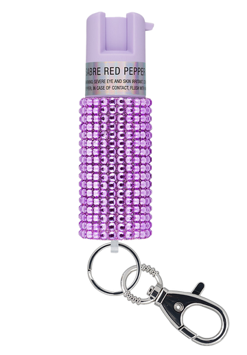 Sabre KRJLV02 Pepper Spray 25 Bursts Compact Lavender Canister - Snap Clip
