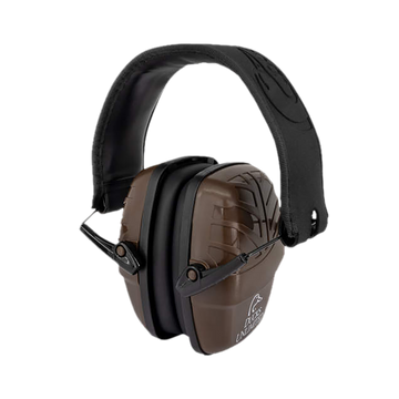 Radians DU-LOHP Low Profile 23 dB NRR Over the Head Earmuff Brown