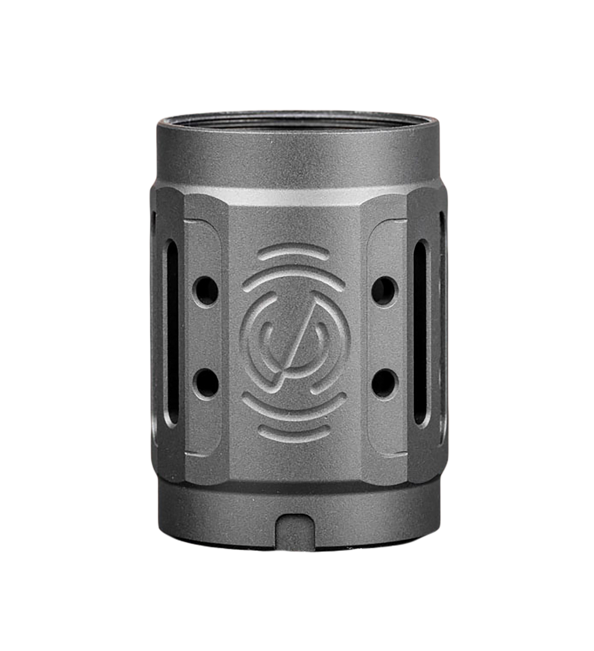 SilencerCo Alpha MAAD Brake 2.0 Black Anodized Aluminum 2" 1.45" Diameter Muzzle Brake