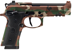 Beretta 92XI Combat 9mm Luger 4.7" 18+1 SAO Pistol - BDU Cerakote