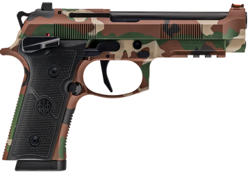Beretta 92XI Combat 9mm Luger 4.7" 18+1 SAO Pistol - BDU Cerakote