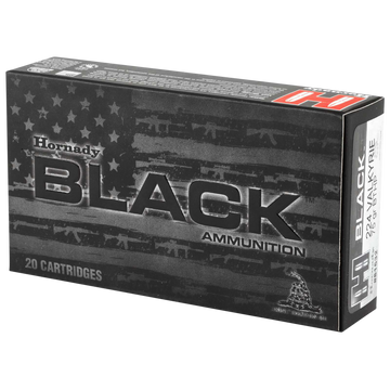 Hornady Black 224 Valkyrie 75gr Boat Tail Hollow Point 20 Rd/Box - Box or Case