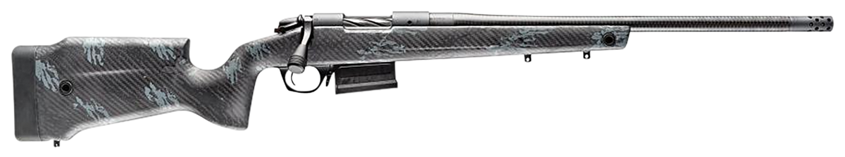 Bergara Rifles B-14 Crest 300 Win Mag 5+1 22" Bolt-Action Rifle - Sniper Gray Cerakote Carbon Fiber Stock