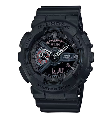 G-Shock GA-110MB-1ACR Military Analog-Digital Matte Black Watch - 200M