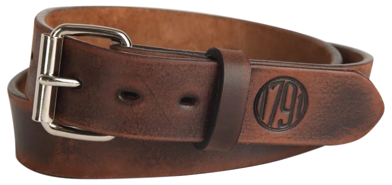 1791 Gunleather BLT-01 Gun Belt Vintage Leather 38/42 1.50" Buckle